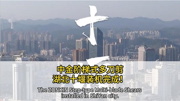 湖北十堰裝機中金階梯式多刀剪！